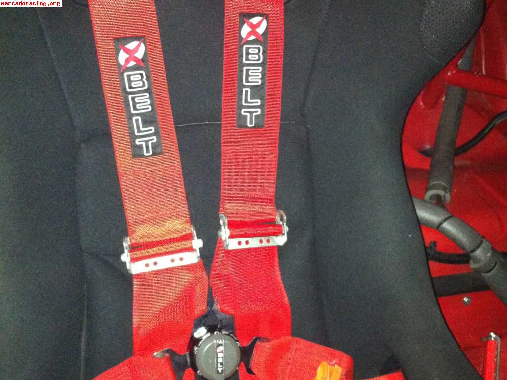 Vendo dos arneses x-belt rojos de 4 puntos