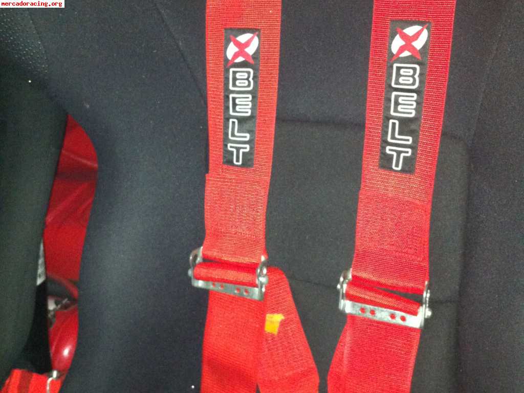 Vendo dos arneses x-belt rojos de 4 puntos