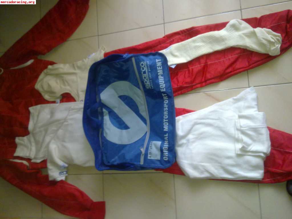 Mono rallye sparco   ropa interior innífuga. talla 54