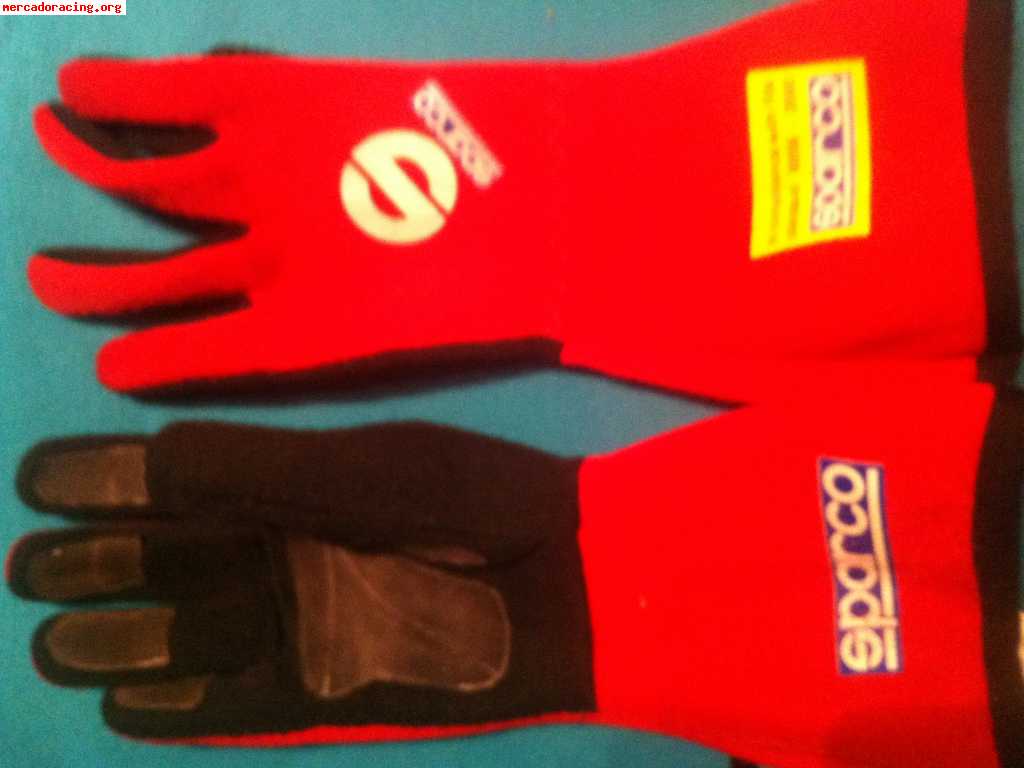 Dos juegos de guantes sparco y omp 