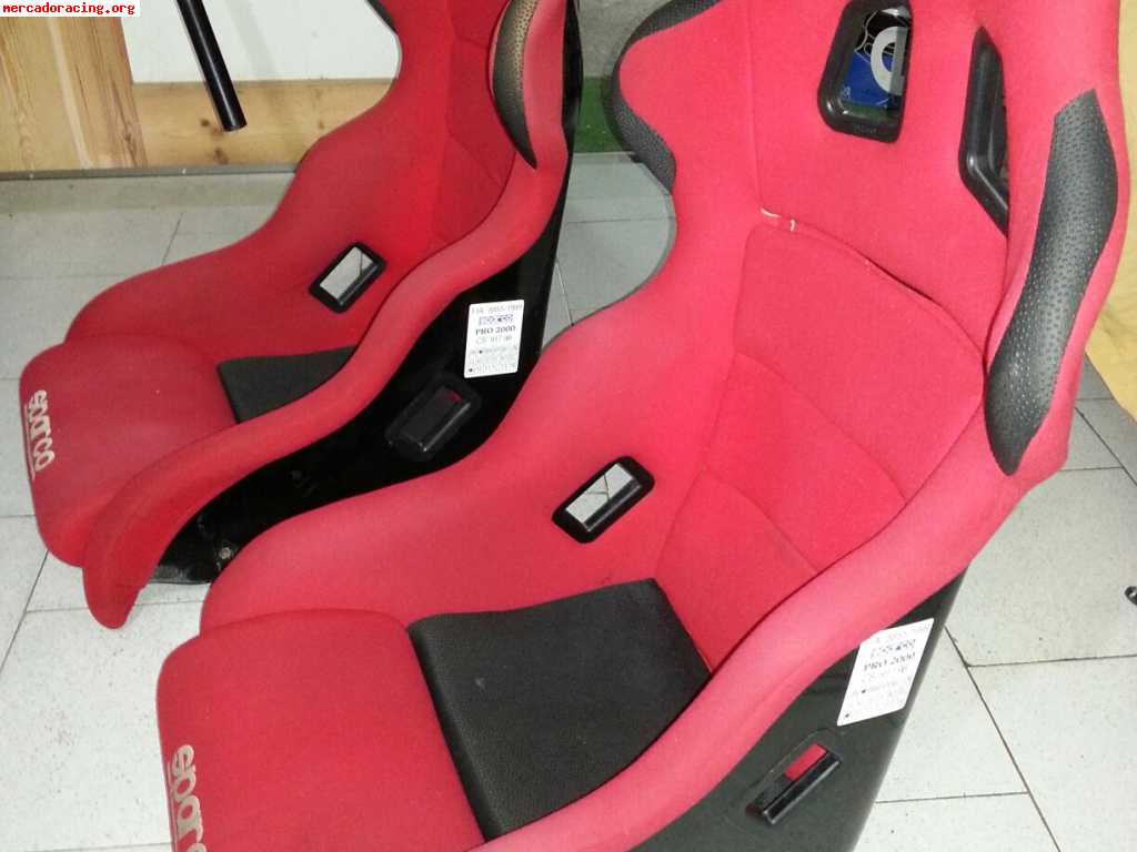 Sparco pro 2000 arneses 6 puntos