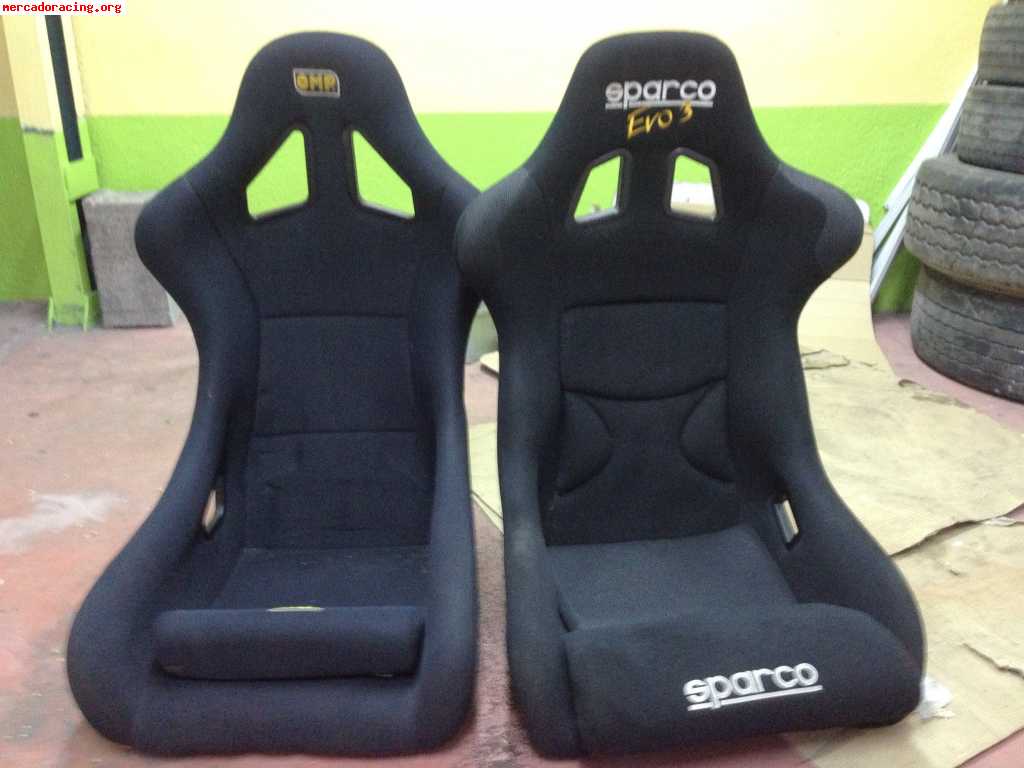 Vendo 2 backets aparco evo3 xl y omp caducados