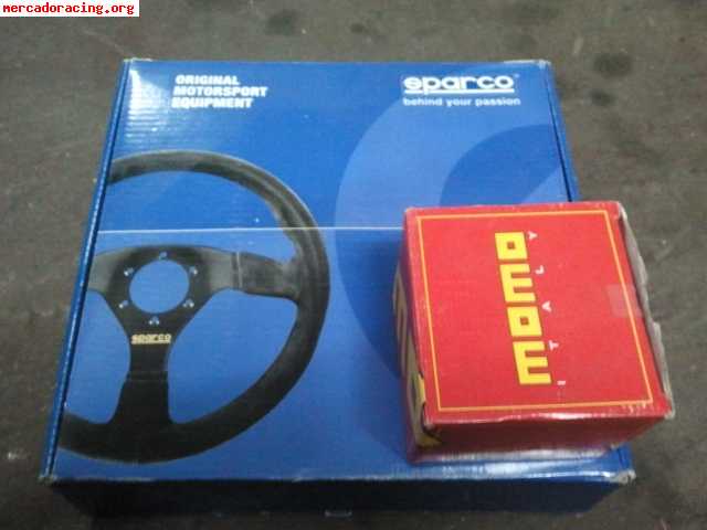 Volante sparco   piña momo para peugeot 207 rc