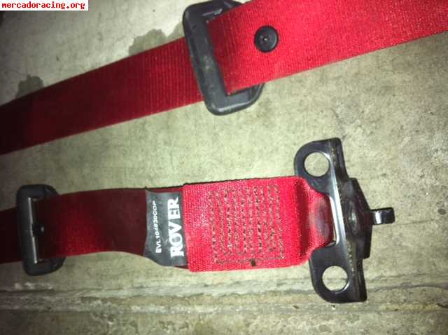 Cinturones rojos 5 carretes casi nuevos cambio