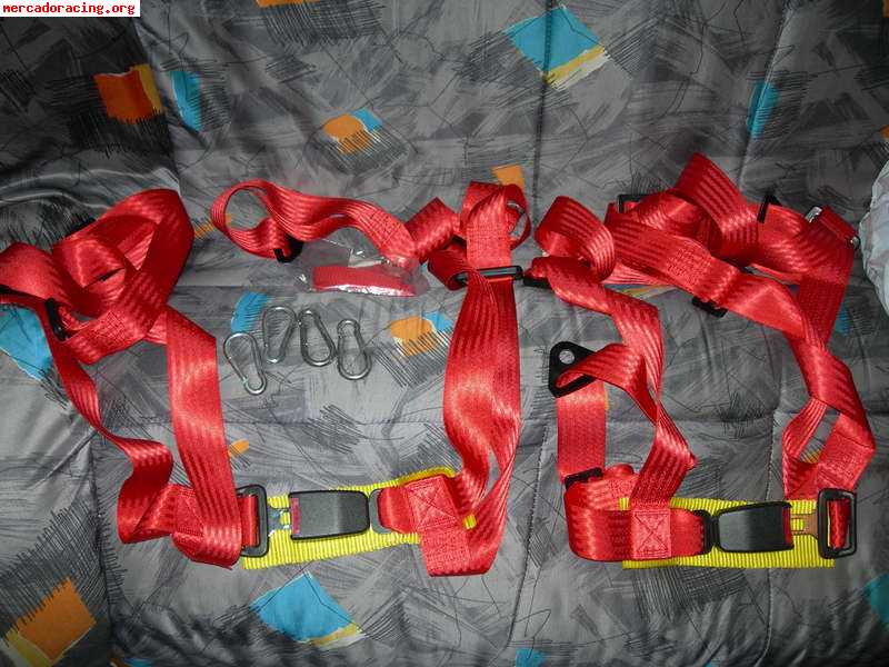 Vendo arneses de 4 puntos nuevos y regalo tiradores
