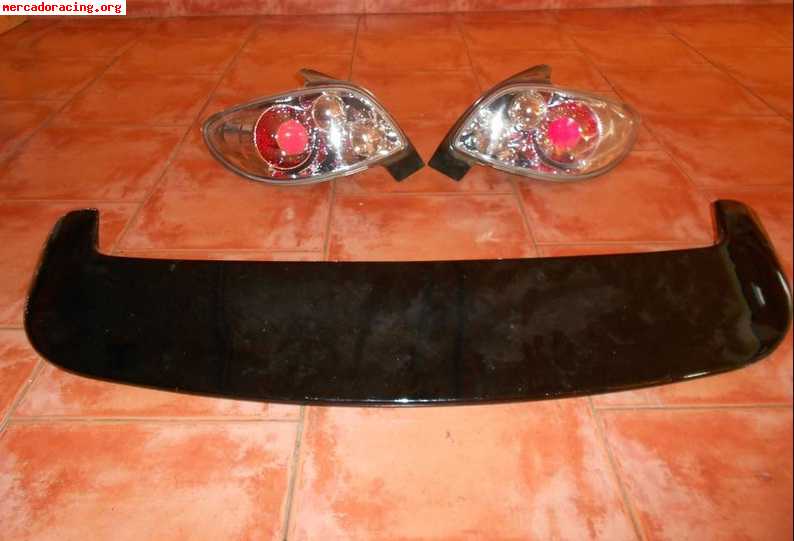 Vendo aleron wrc y focos lexus para peugeot 206 gti,rc , s16