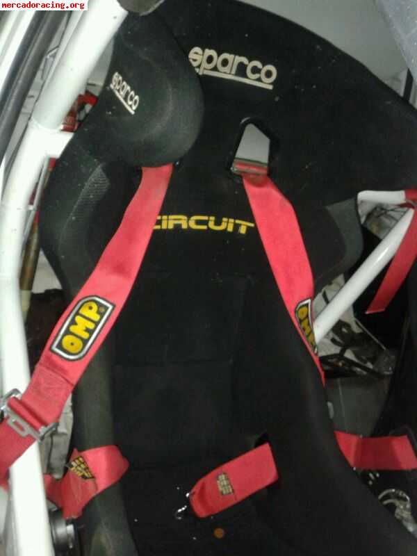 Pareja backets sparco circuit vtr homologados