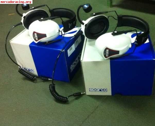 Cascos de enlace rallye