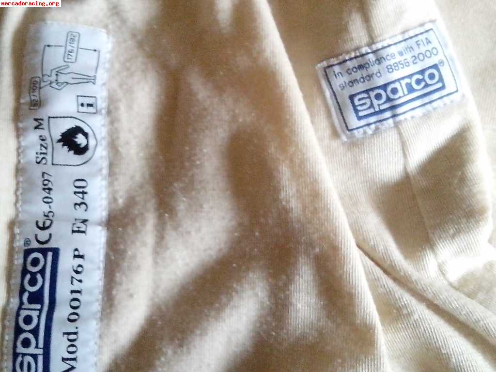 Ropa ignifuga sparco