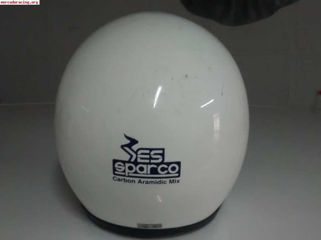 Casco sparco talla m con interfono y homologación vigente