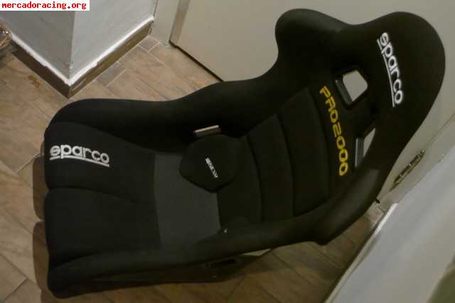 Baquet sparco pro 2000 con homologación hasta 2016