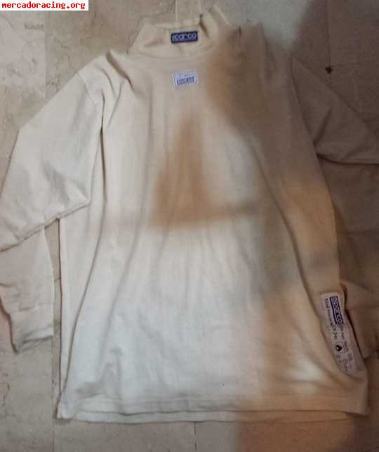 Se vende ropa interior ignifuga sparco con homologacion vige