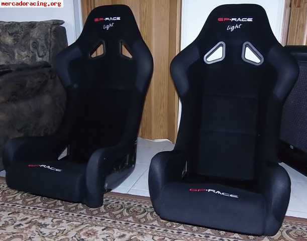 Vendo dos bakets gp-race light de fibra