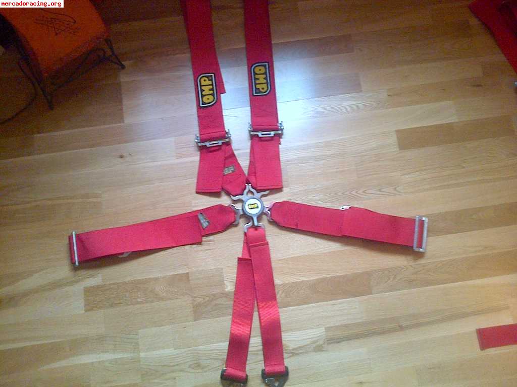 Vendo arneses omp de 6 puntos recien caducados