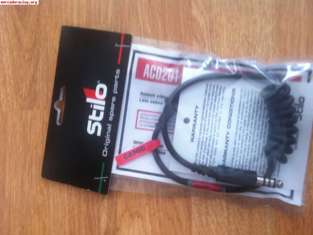 Cable adaptador para centralita de rallys stilo-peltor