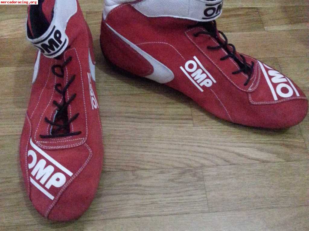 Equipacion completa rally (funda omp 56, playeros 45, casco 