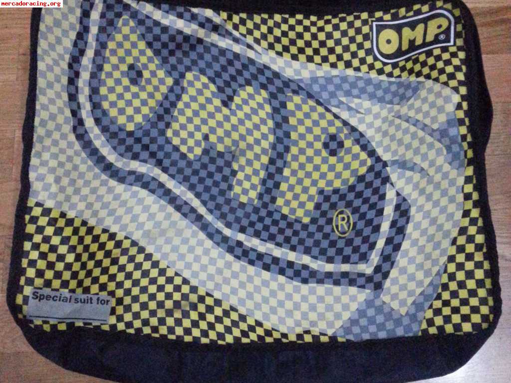 Equipacion completa rally (funda omp 56, playeros 45, casco 