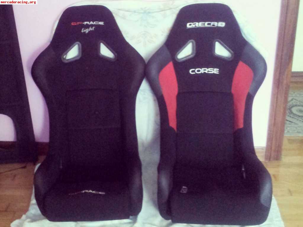 Vendo baquets oreca corse y gp•racer light