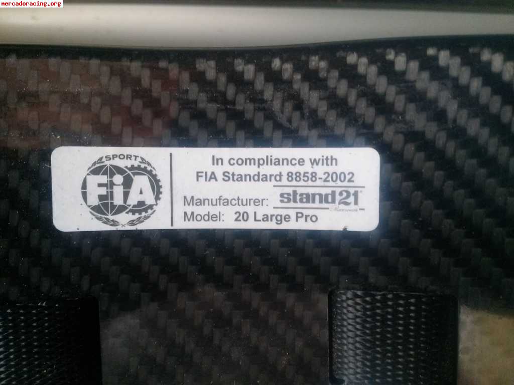 Hans stand 21  carbono 20º talla l