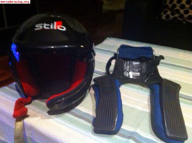 Casco   hans todo carbono 650€ 