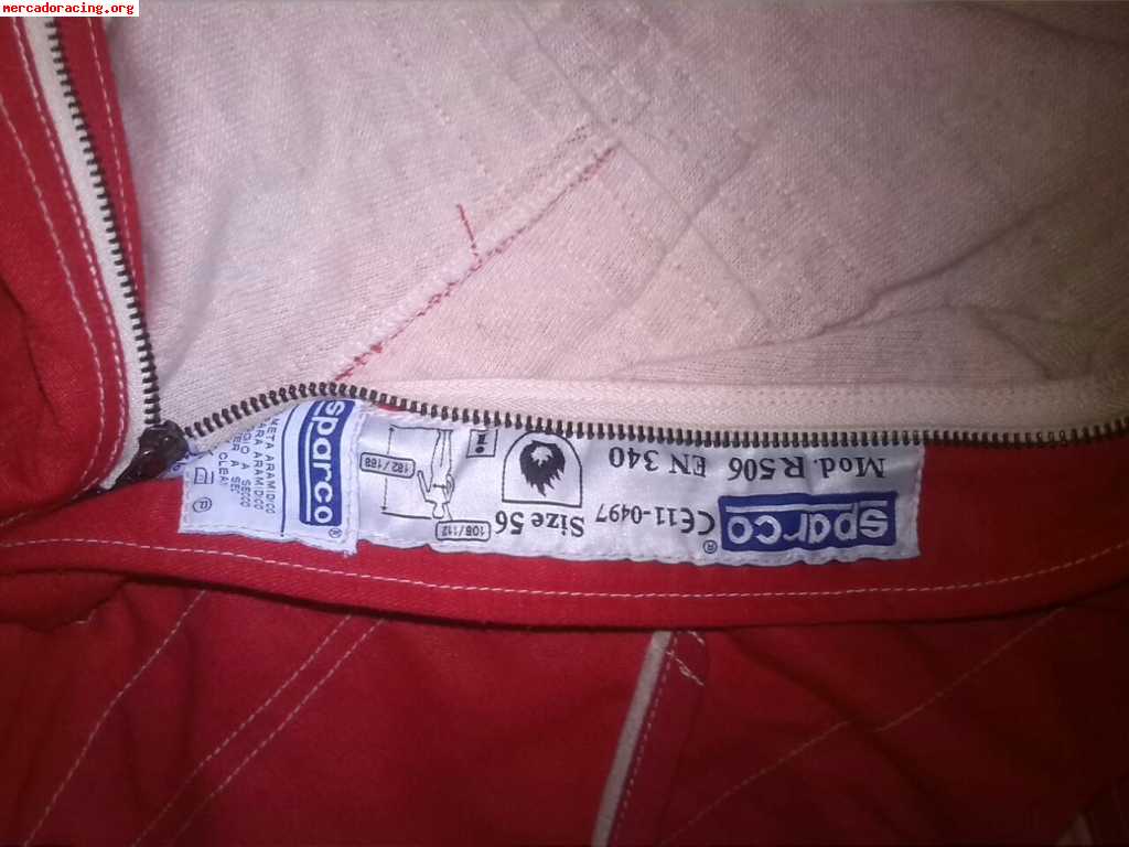 Se vende mono sparco talla 56