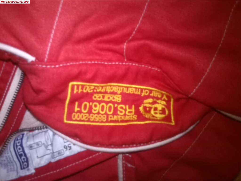 Se vende mono sparco talla 56