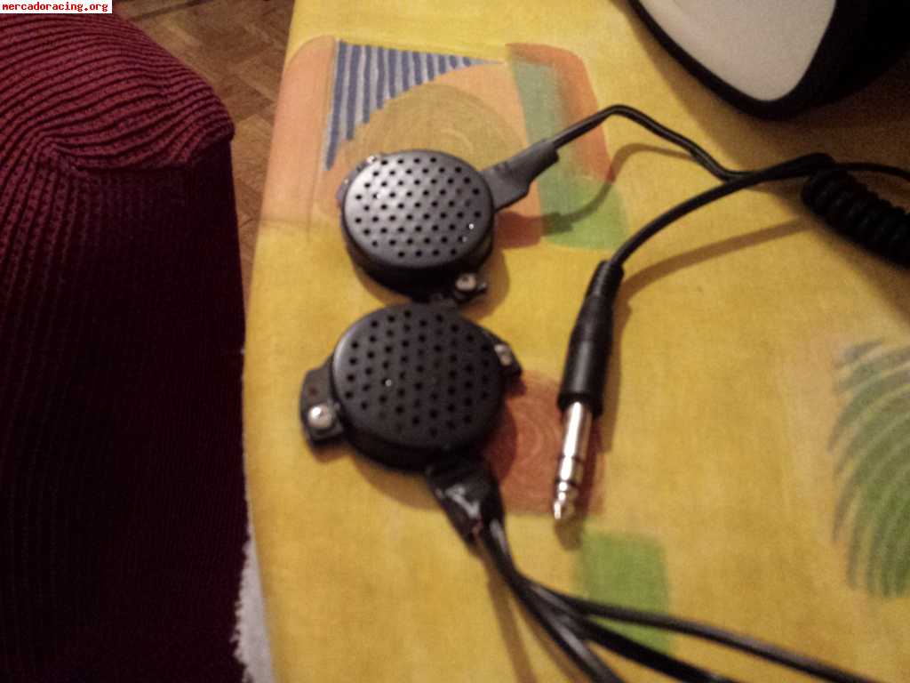 Casco,centralita e interfonos omp