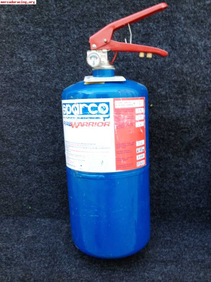 Botella de extinción automática sparco  80€