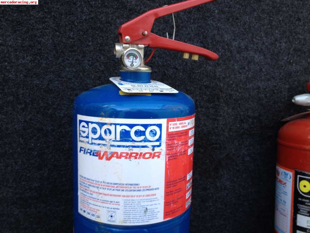 Botella de extinción automática sparco  80€
