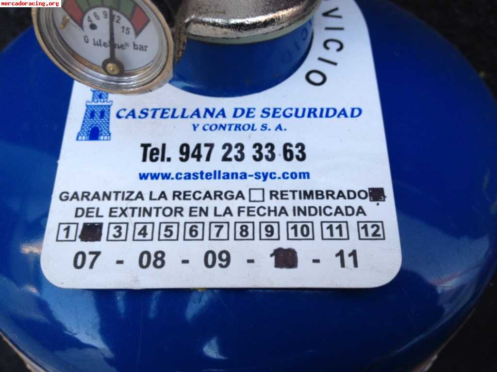 Botella de extinción automática sparco  80€