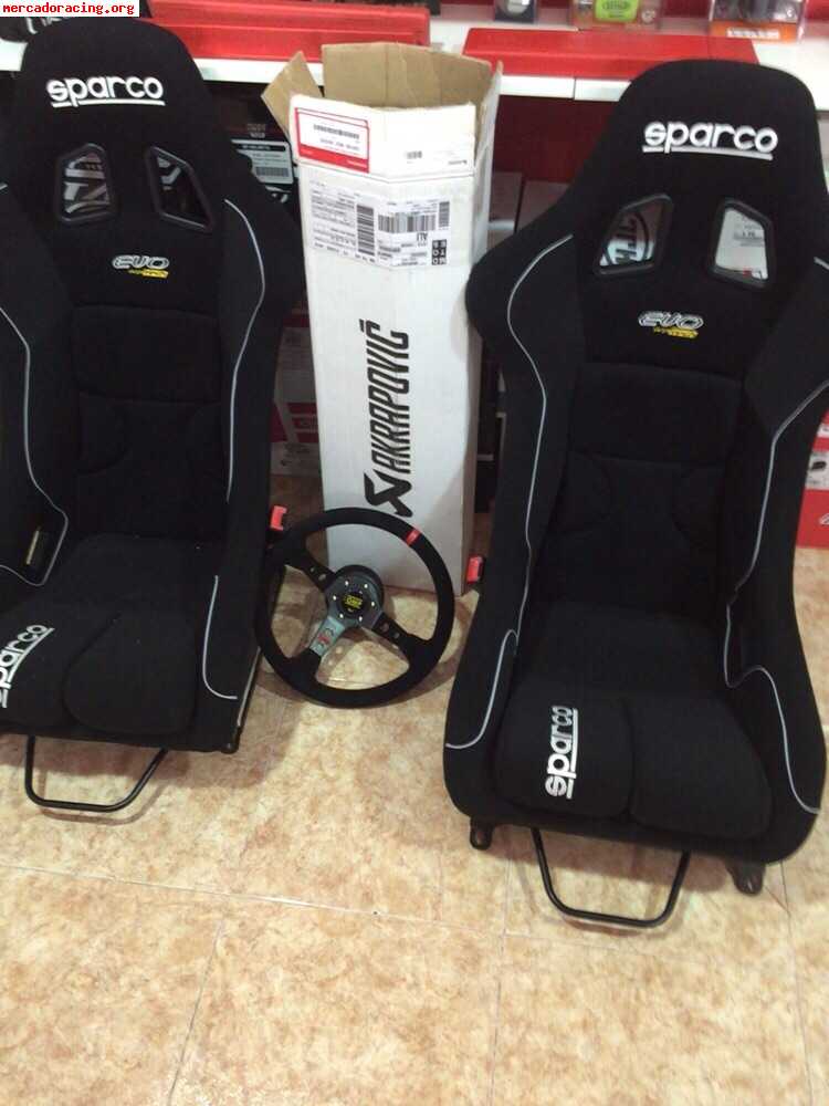 Bacquets sparco evo con homologacion