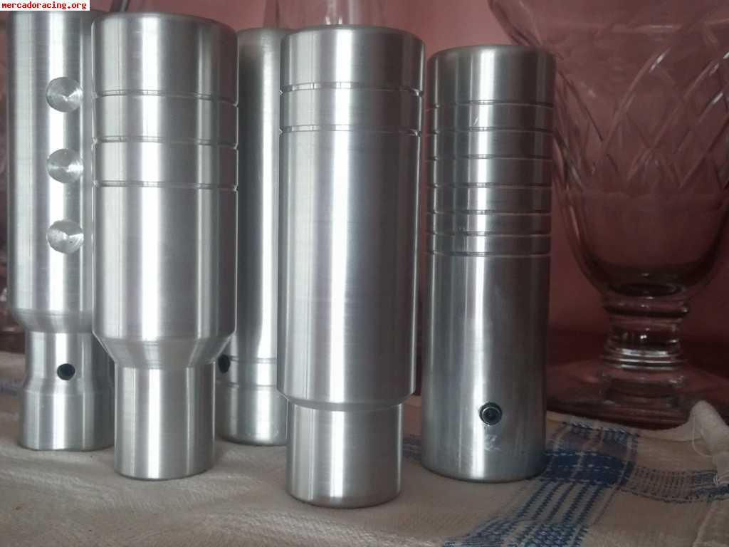 Pomos de palaca de cambio aluminio nylon teflon