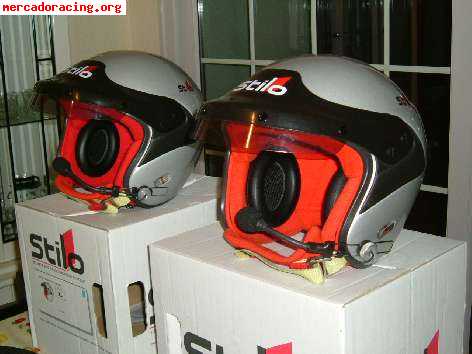 2 cascos stilo trophy plus + centralita wrc03