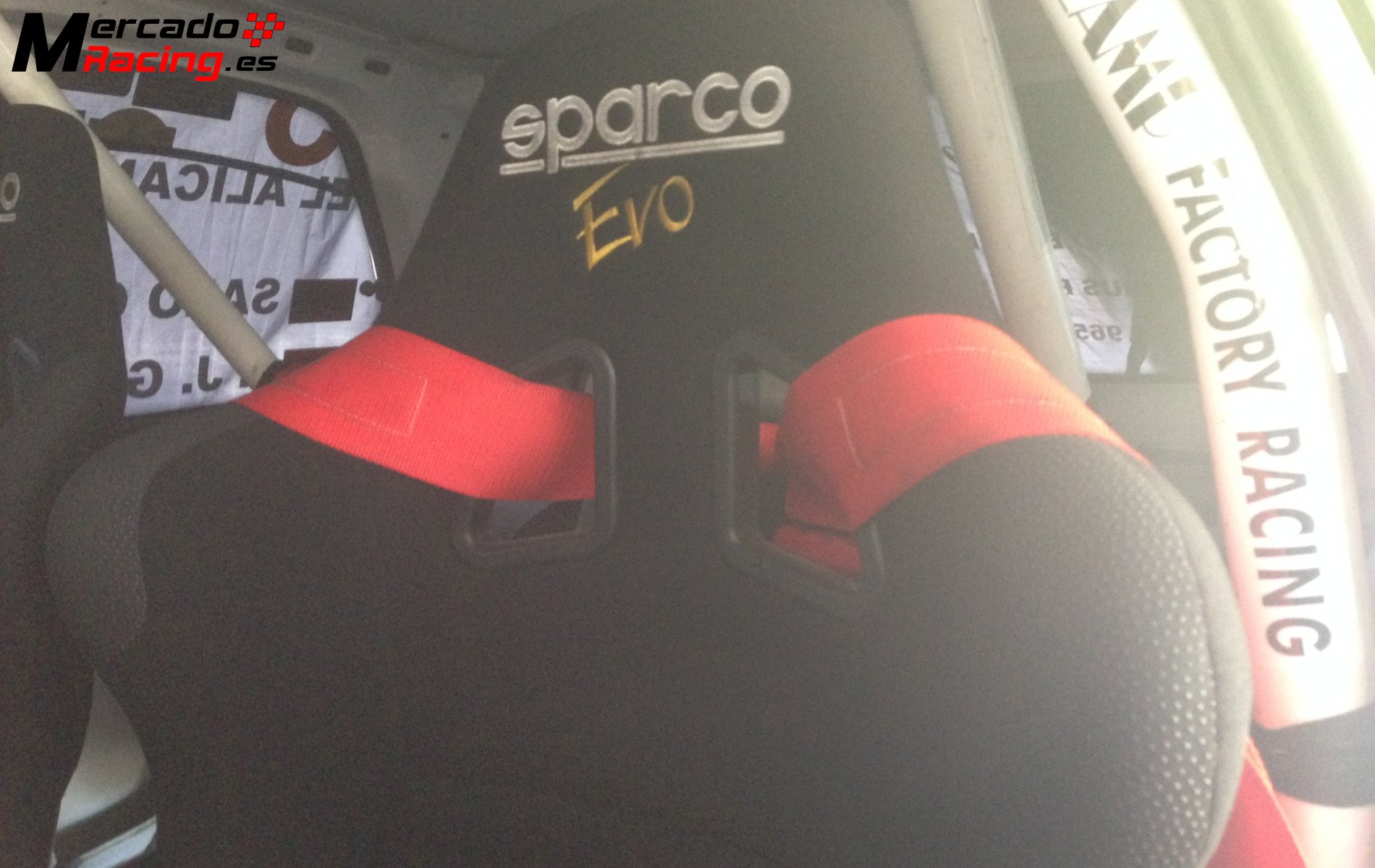 Pareja baquet sparco evo