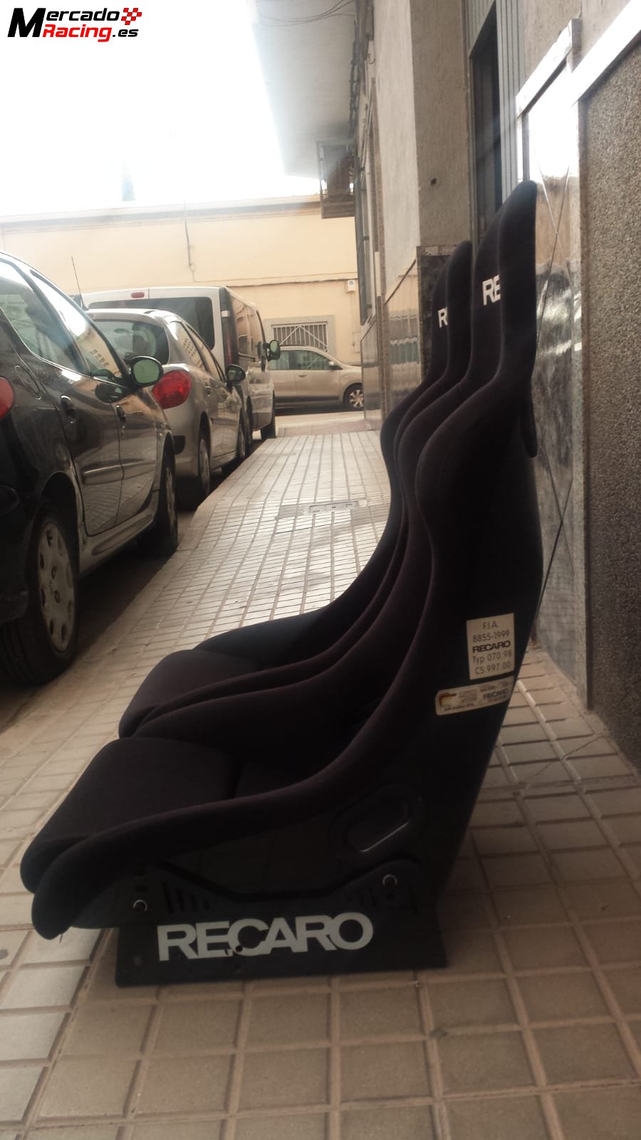 2 bakets recaro pole position   bases tipo  l 