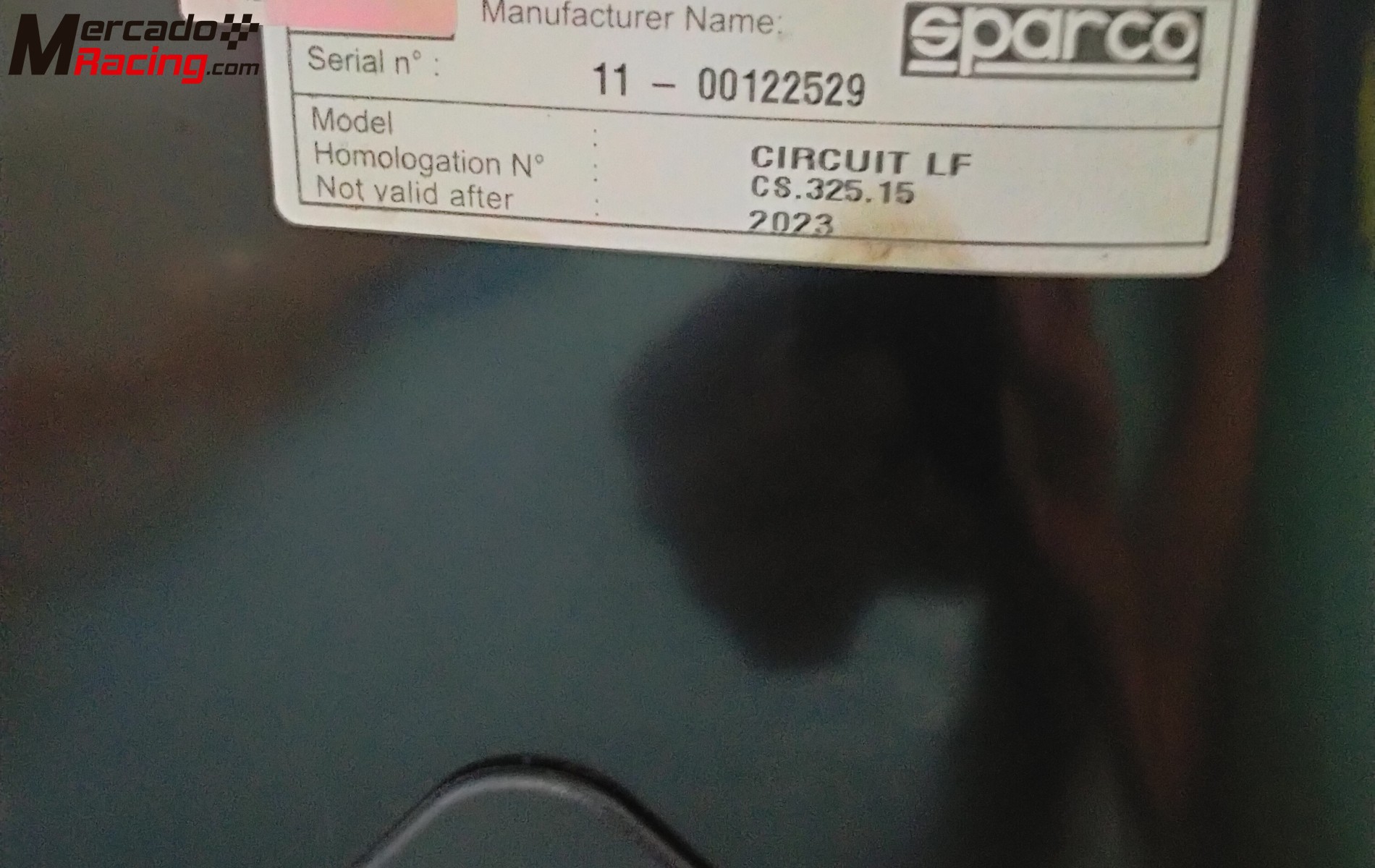 Baquet sparco circuit