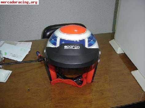 Casco sparco pro color homologado y en perfectisimo estado.