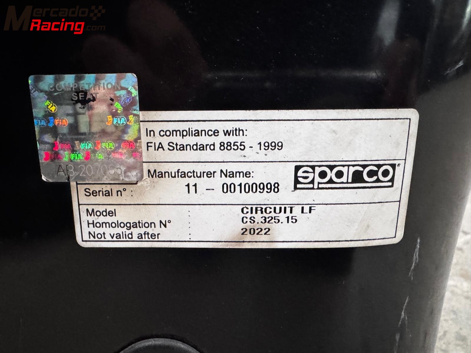 Sparco circuit grp light 8855-1999