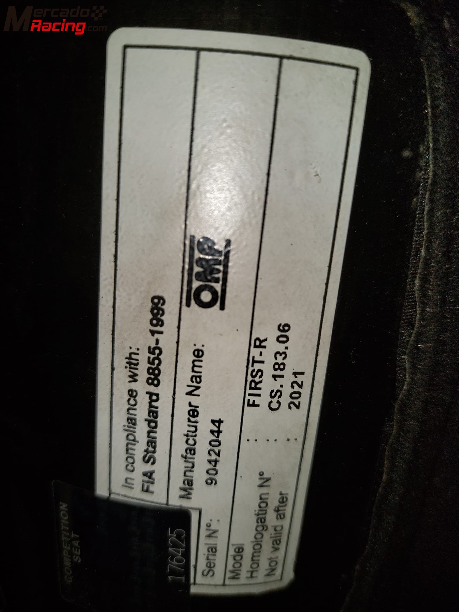 Se vende baquet caducado