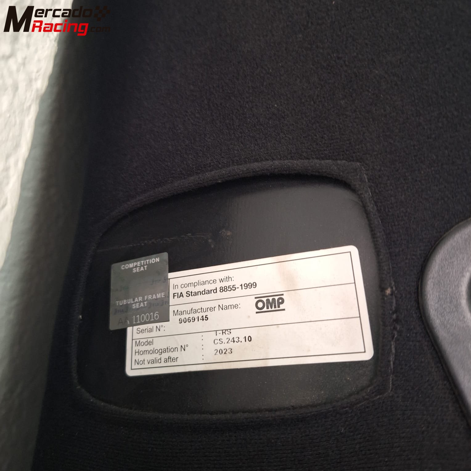 Se vende baquet caducado
