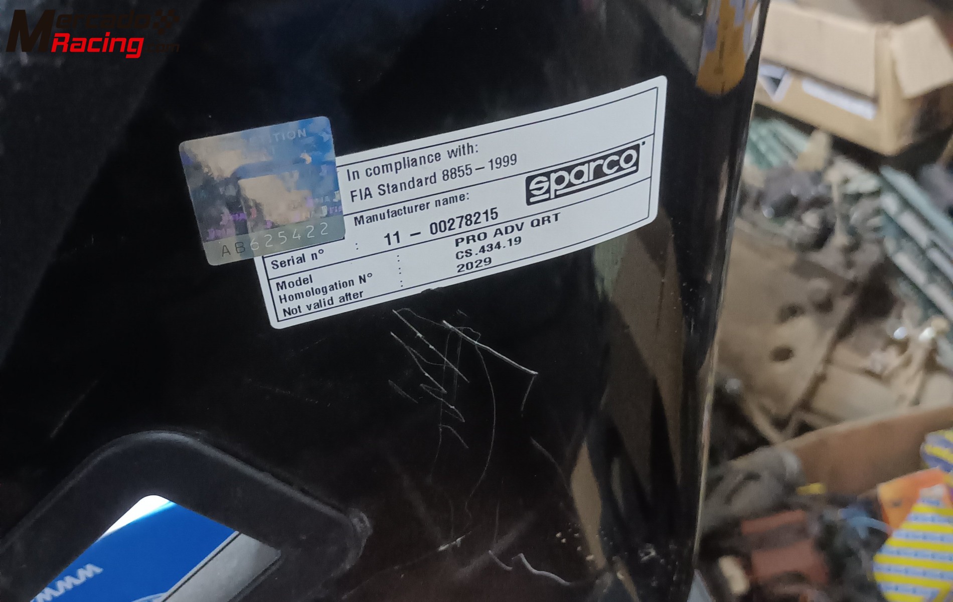 Baquet sparco 