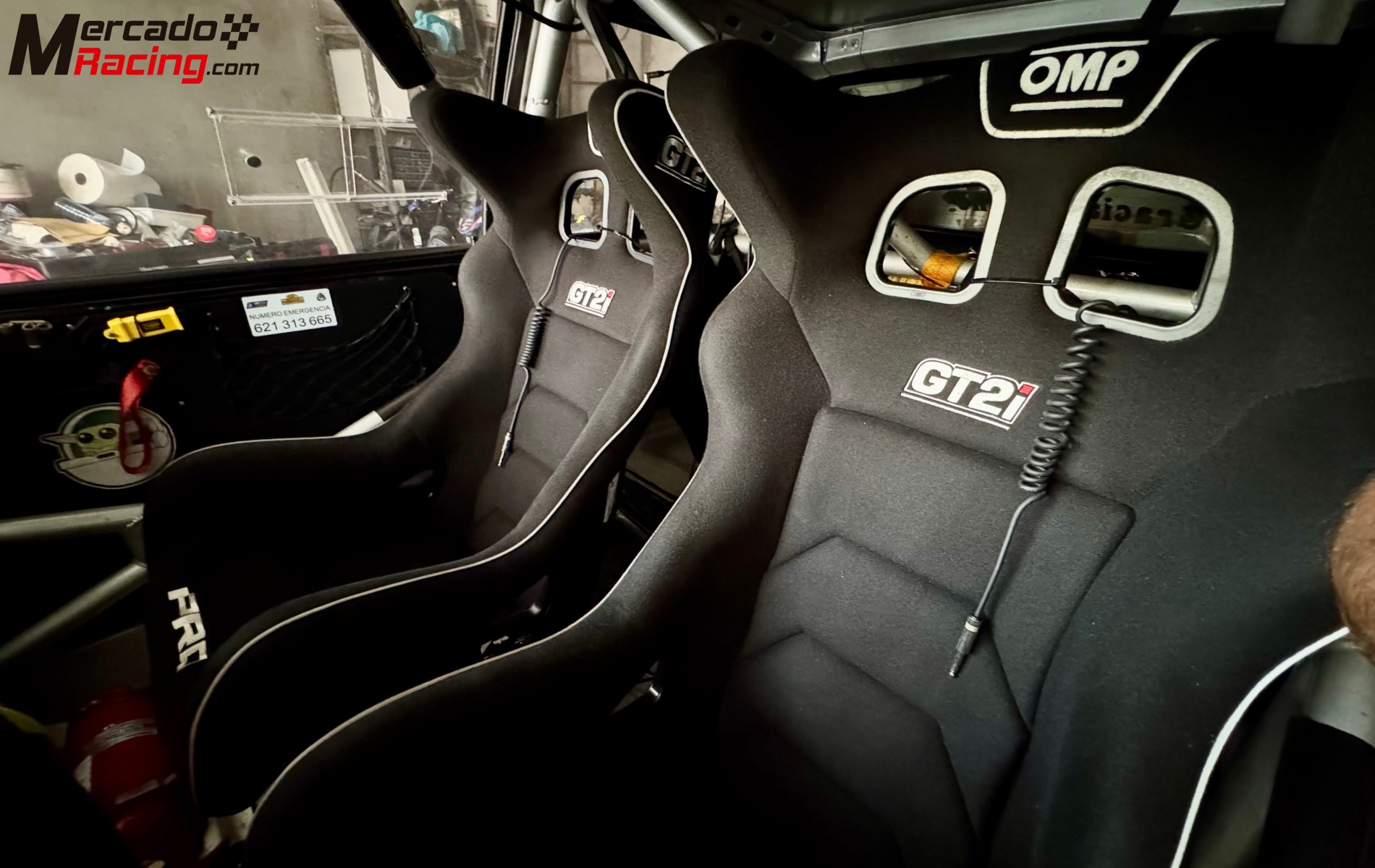 Vendo 2 backet omp con orejeras 