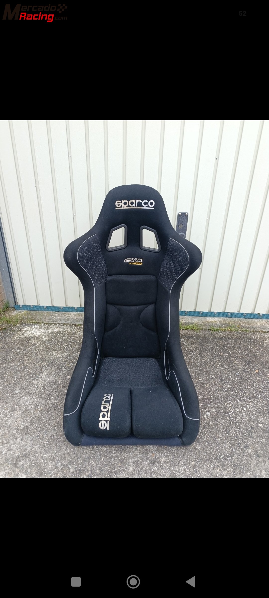 Baquet sparco evo