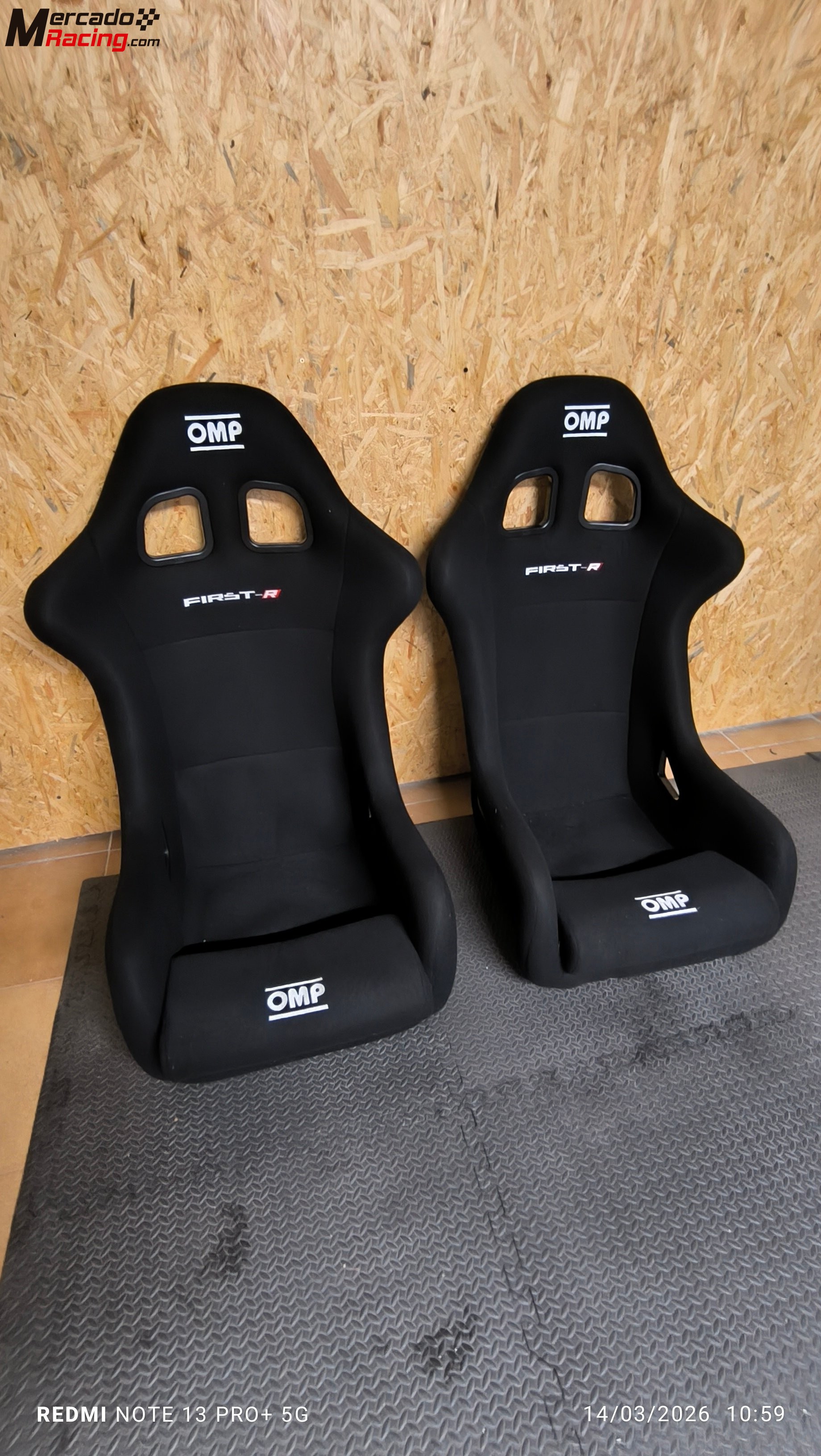 Baquets omp recién comprados nuevos 