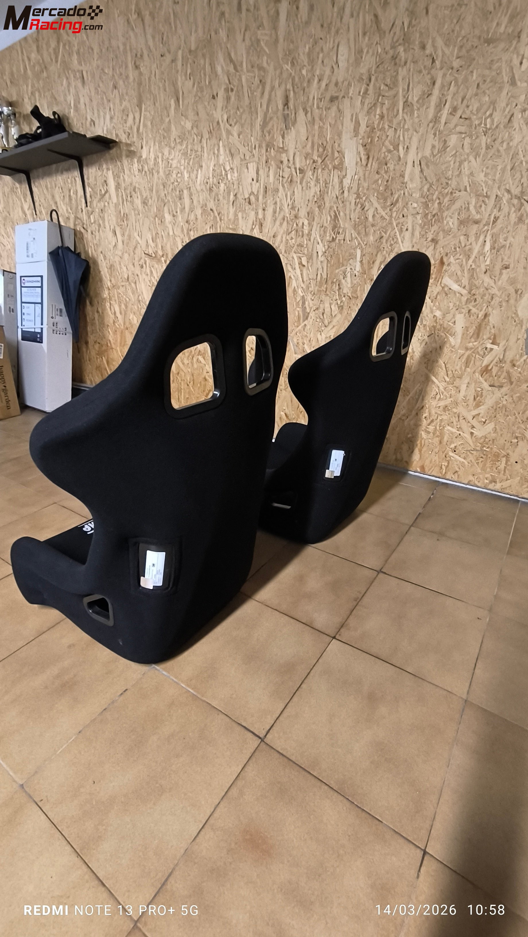 Baquets omp recién comprados nuevos 