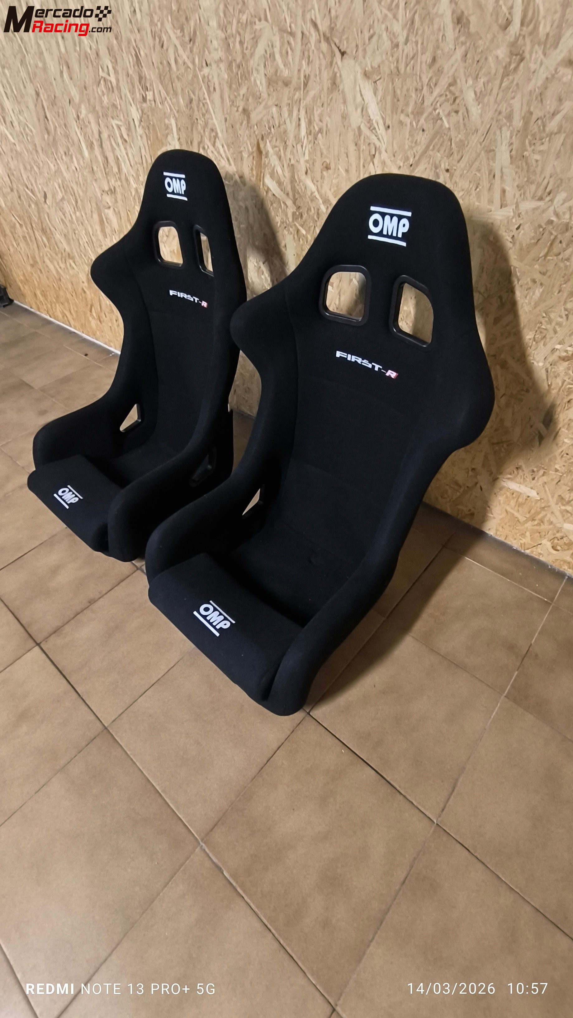 Baquets omp recién comprados nuevos 