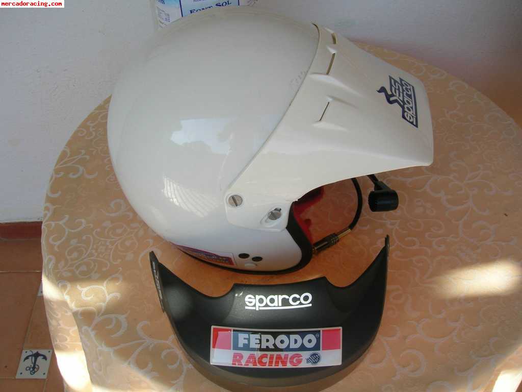 Vendo casco sparco y botas con un año