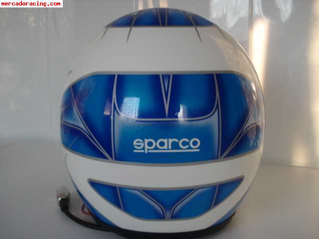 Vendo casco rallyes marca sparco regalo collarín marca sparc