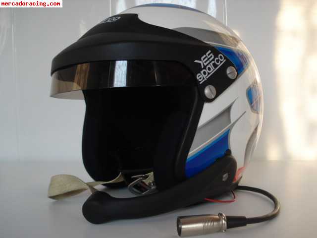 Vendo casco rallyes sparco regalo collarín