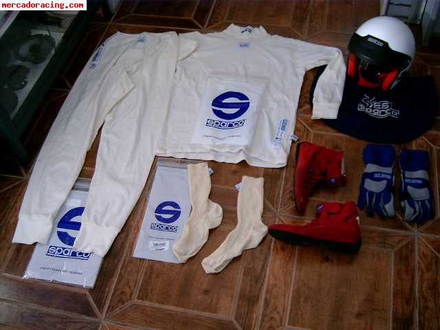 Sparco ocasion vestimenta,casco,guantes...